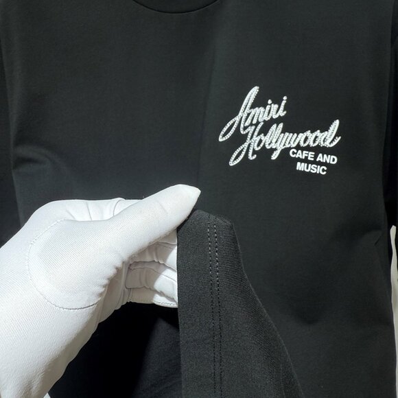 Amiri Men's Black Hollywood Graphic Tee - Picture 4 of 8